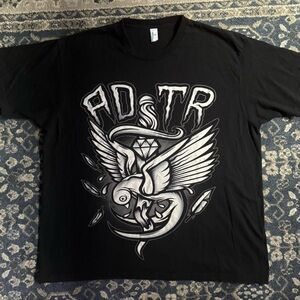 ADTR A Dat to Remember Black Graphic Band Tee Big Chest Hit Unisex Size L